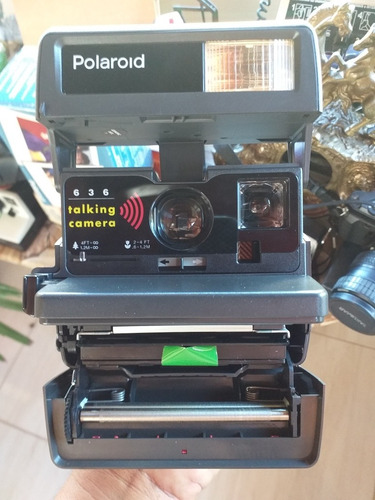 Máquina Fotográfica Antiga Polaroid Talking Smile 636 Camera