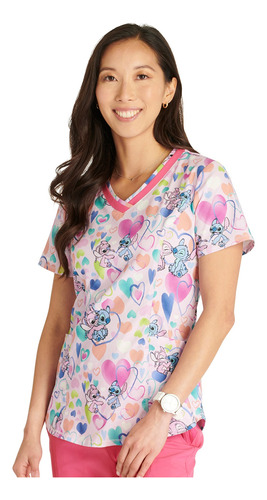 Top Clínico Estampado Mujer, Tooniforms Disney Tf769 Lhaf