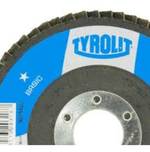 Disco De Flap Tyrolit 4.1/2 Lixa 80gr Para Desbastar 10unid.