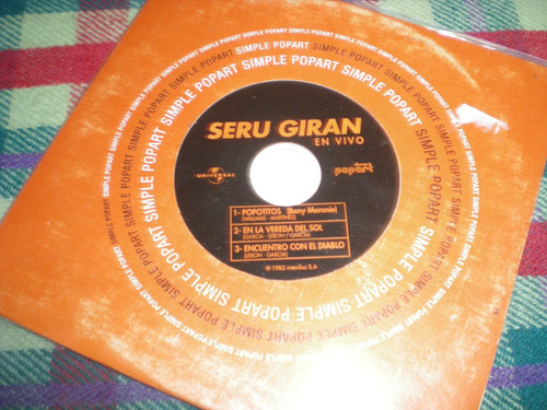 Seru Giran En Vivo / 3 Tracks Cd Single Nuevo (3/10)