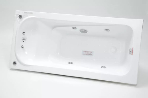 Hidromasaje Bañera Jacuzzi 170x70 Blanco 6 Jets Envio Gratis