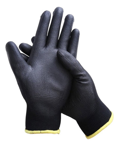 Guantes Tejido Sin Costura Nylon Pu Recubierto Espumado X1  