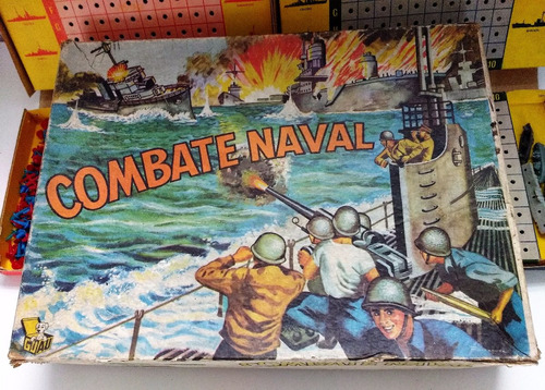 Vintage Juego De Mesa Combate Naval 1970