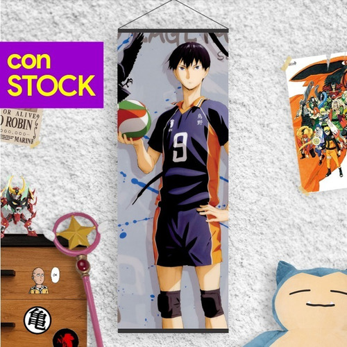 Imagen 1 de 4 de Lona Kageyama Tobio Haikyuu Hk-008 En Stock - Animeras