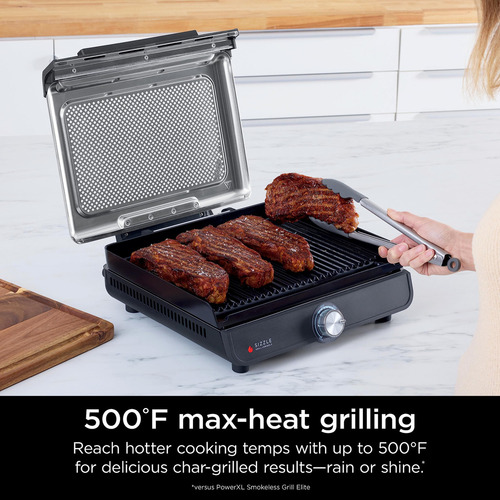 Parrilla Interior Sin Humo Renewed Ninja Gr101 Sizzle &.