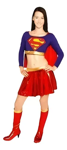 Disfraz Súper Chica Teen Sexy Supergirl Cc404 Halloween Adul