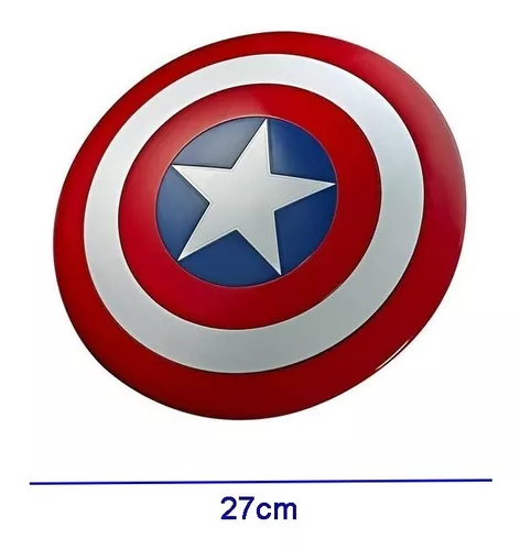 Escudo Capitán América Avengers Agarre Doble Super Heroe