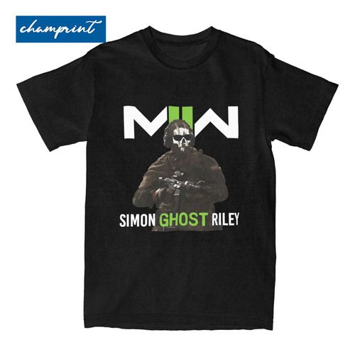 Playera De Call Of Duty Simon Riley Mw2 Para Hombre, De ALG