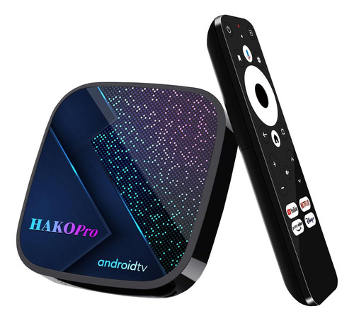 Android 11 Tv Box Hako Pro 4k Google Netflix Color Negro Tipo De Control Remoto Control De Voz