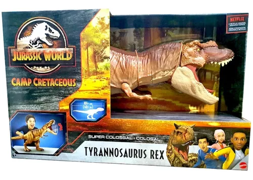 Dinossauro T.Rex Super Colossal Jurassic World Mattel