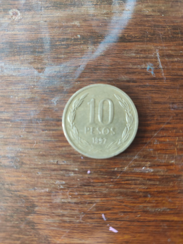 Moneda De $10 Del Año 1997