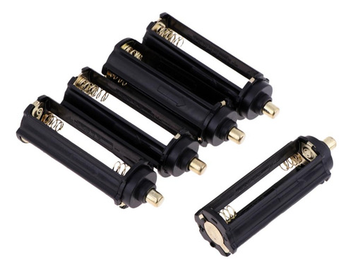 5pcs Linterna Spring Battery Holder Case Antorcha Lámpara