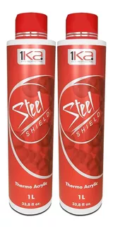 1ka 2 Steel Shield Selagem Escova Progressiva Sem Formol 1l