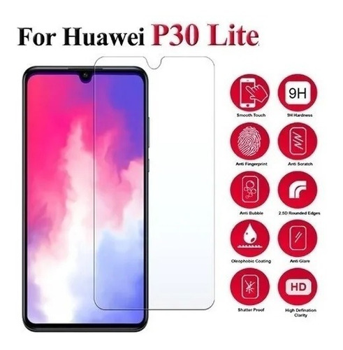 Mica Vidrio Templado Para Huawei P30 Lite - Hd Pro Glass