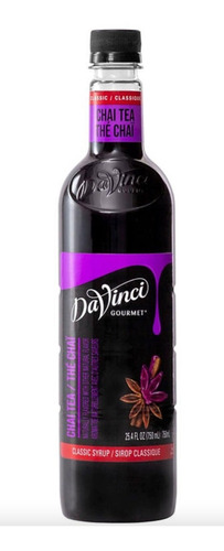 Concentrado De Té Chai Gourmet Clásico De Davinci 750ml