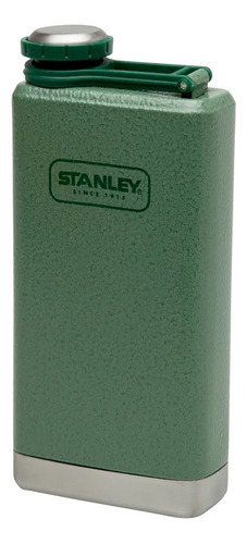 Petaca Clasica Stanley Acero Inoxidable Modelo Premium Ramos Color Verde