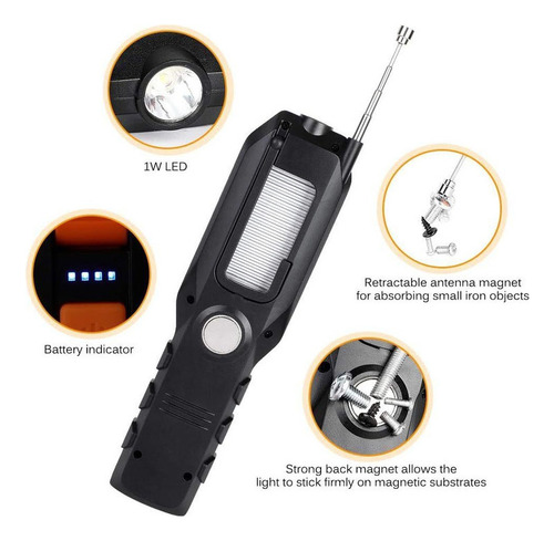 De Luz De Trabajo Led Recargable, Lámpara De Trabajo