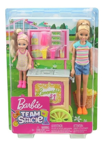 Stacie Y Chelsea De La Barbie Puesto De Limonada Original