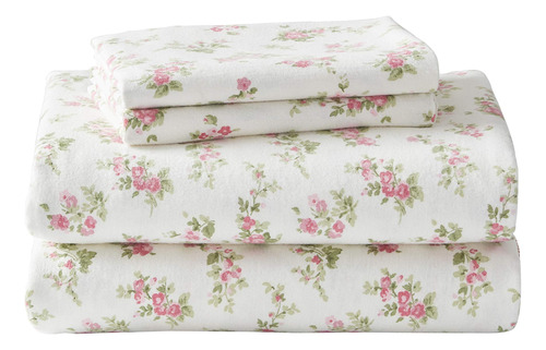 Laura Ashley Home - Sbanas Queen, Juego De Ropa De Cama De F