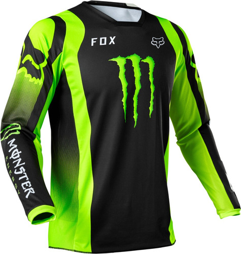 Imagen 3 de 10 de Conjunto Motocross Fox Racing - 180 Monster - Black