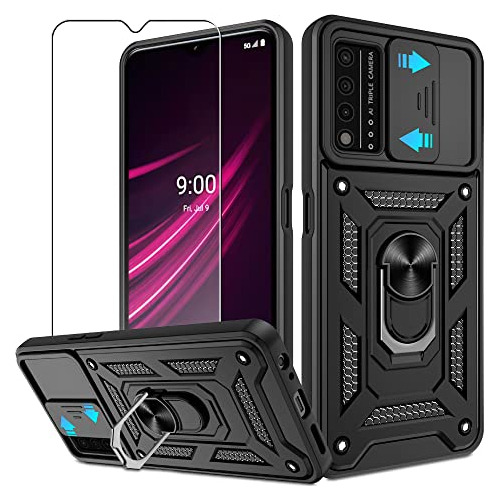 Funda Para T-mobile Revvl V Plus 5g Con Protector De Pantalo