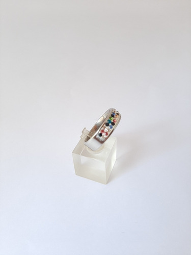 Anillo Acero Quirurgico Cubic Colores