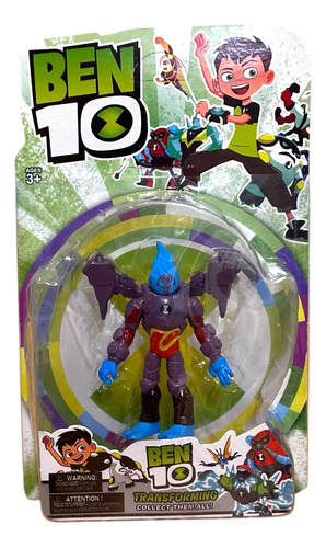 Muñeco Ben 10 Fuego Figura Articulada 10 Cm