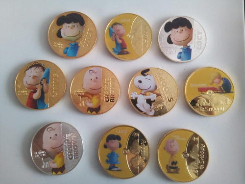 Monedas Conmemorativas Snoopy - Peanuts