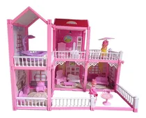 Comprar Casa De Muñecas Magic Amoblado 2 Pisos + Accesorios