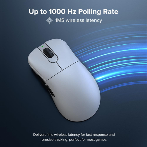 Gaming Mouse Kysona Mars Se 24000 Dpi 57g 150h Battery White
