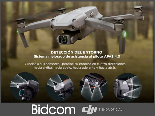 Imagen 6 de 10 de Drone Dji Air 2s C/ Cámara 5.4k Hdr Fly More Combo