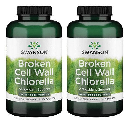 Swanson Clorella 500 Mg 360 Tab Pack Doble