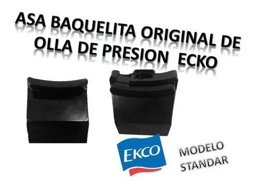 Asa De Olla De Presión Marca Ecko De Baquelita Original