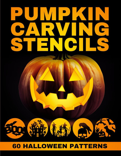 Libro: Pumpkin Carving Stencils: 60 Halloween Patterns | Fun