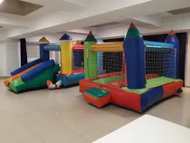 Comprar Alquiler Inflable Plaza Blanda Cama Elástica Metegol Tejo 