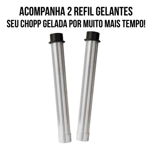 Torre De Chopp Doutor Beer Original 2 Refil 3,5 Litros