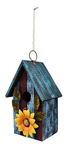 Vista De La Mañana Casa Decorativa Para Pájaros De Madera Ca