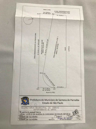 Imagem 1 de 2 de Terreno, Chácara Do Solar Ii (fazendinha), Santana De Parnaíba - R$ 255 Mil, Cod: 235443 - V235443