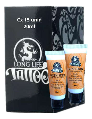 Kit Creme Para Tatuagem Mini 15 Unids C/ativos Cicatrizantes