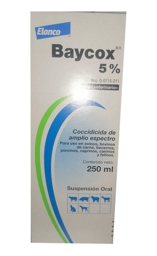 Desparasitante Baycox 250 Ml Bayer (coccidias)
