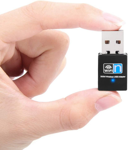 Imagen 4 de 5 de Tarjeta De Red Antena Wifi Usb 300mbps Pc Notebook Garantia