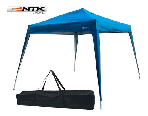 Carpa Gazebo Tent, 3 x 3, azul, para acampar Nautika