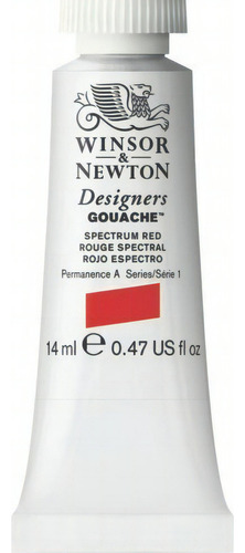 Gouache Winsor & Newton 14ml - Color Rojo Esprecto