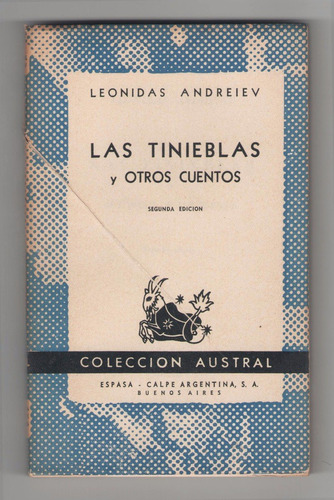 Leonid Andreiev * Las Tinieblas Y Otros Cuentos