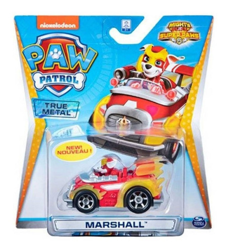 Paw Patrol Vehiculo Marshall Migthy Pups Super Paws Mini 