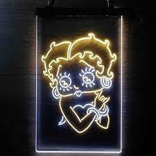 Letrero Led Neon En Acrilico De 3 Mm 40*30cm Bettu Boop