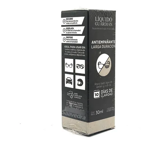 Spray Liquido Antiempa ante Antifog Anteojos Lentes 30 Ml