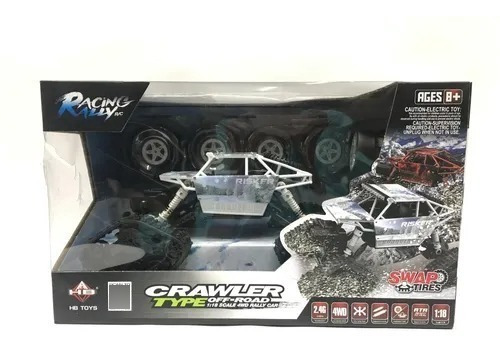 Carro Crawler 4x4 Todo Terreno Orugas 1:18 Control Remoto