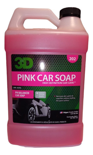 3d Detailing Hd Shampoo Pink Car Wash Galon No 3m En Mym
