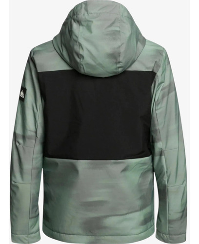 Campera Niño Snow Quiksilver Side Hit Niño Verde Amarillo 8